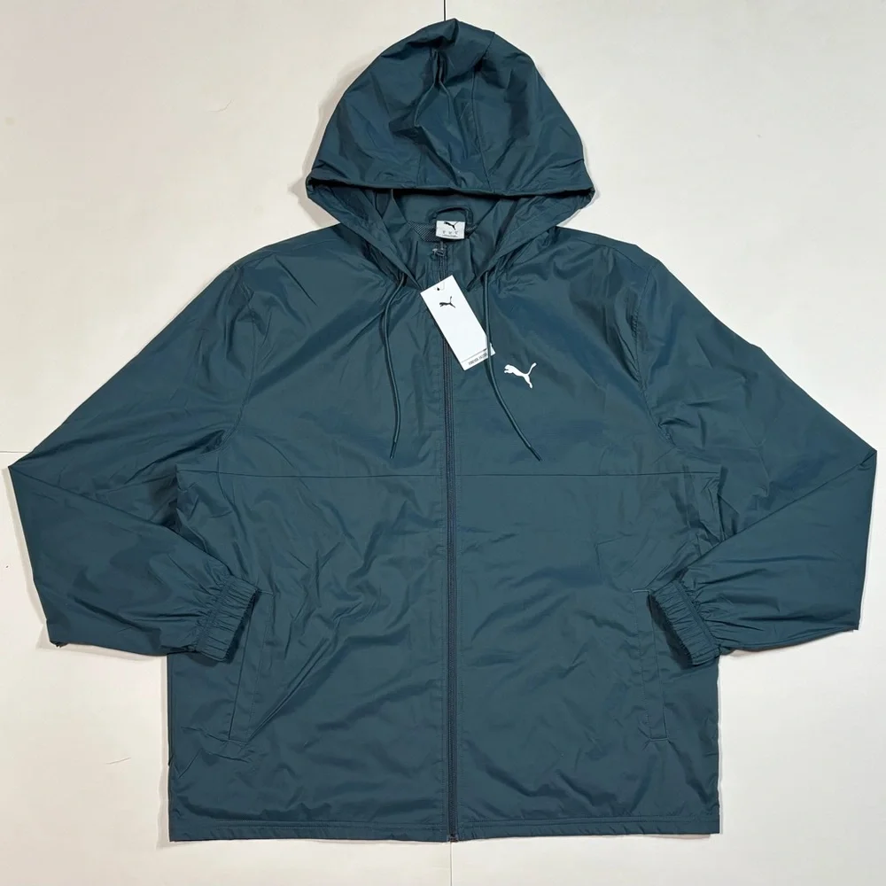 NEW Puma ESS Men’s Woven Ripstop Jacket Full Zip Windbreaker 690546_25 size XL